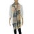 Burberry Beige Plaid Wide 100% Cashmere Scarf