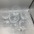 Morgantown Glass Morgantown "Eton" Water Goblets Cut Ball Stem, With Cross Hatch Band -Set of 5 Crystal Glasses For Sale - Image 4 of 13