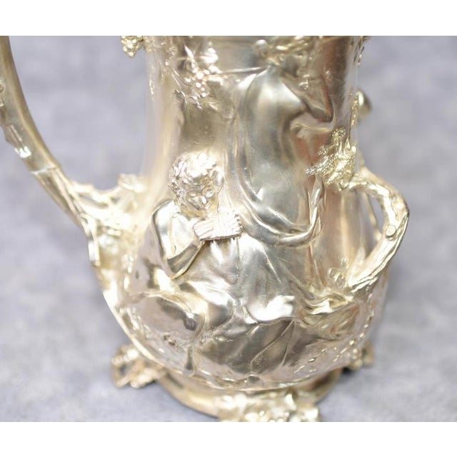 Metal Art Nouveau Silver Plate For Sale - Image 7 of 12