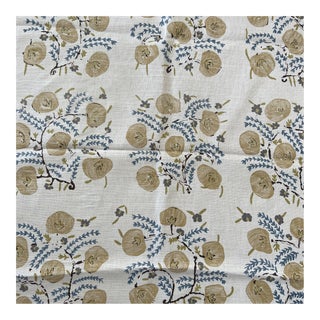Penny Morrison Pasha Linen Fabric- - Almost a Yard For Sale