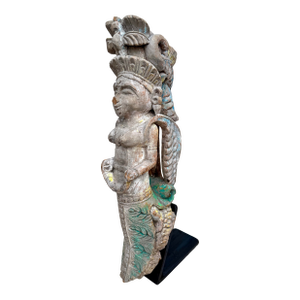 Late 19th C. Mounted Hindu Deity Statue