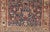 Antique Persian Heriz Rug With All-Over Sub-Geometric Design on a Blue Field For Sale - Image 4 of 16