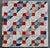 American 1910s ”Trip Around the World” Antique Quilt - For Sale - Image 3 of 16
