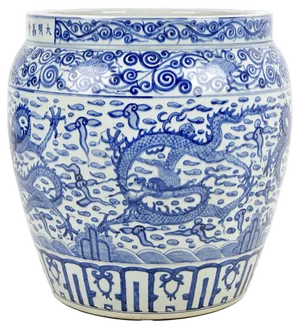 Ming Style Ceramic Plant Pot