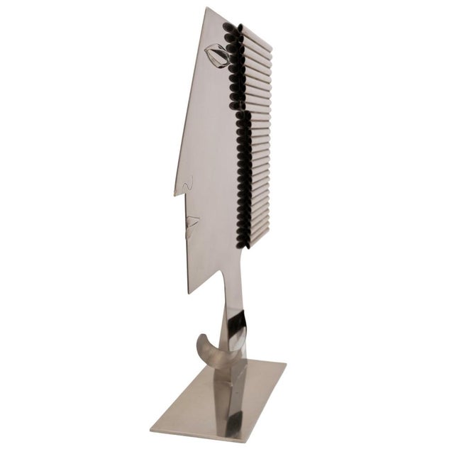 Head Sculptures by Franz Hagenauer for Workshops Hagenauer, Vienna, 1981, Set of 2 For Sale - Image 10 of 12