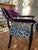 Mid-Century Modern Custom Masland-Duran Mid-Century Library Chair - Plum Scalamandre Velvet & Black/White Chenille - Restored Accent Chair For Sale - Image 3 of 11