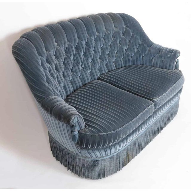 Textile Antique English Victorian Sofa For Sale - Image 7 of 7