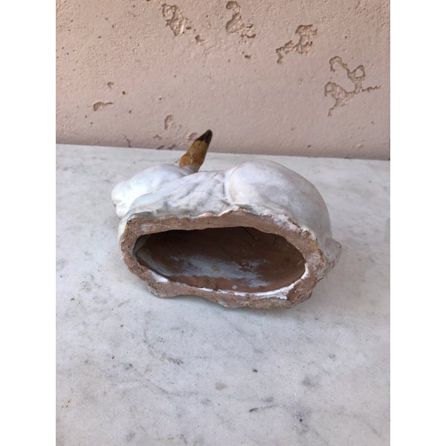 French Majolica Terracotta Rabbit Bavent Circa 1900 For Sale In Austin - Image 6 of 6