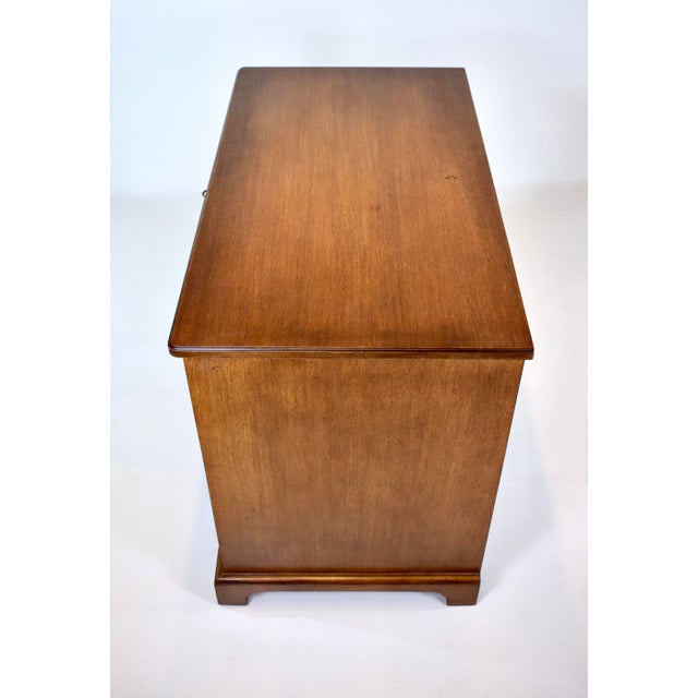 Mahogany Kneehole Desk by Charak Furniture Company For Sale - Image 12 of 13