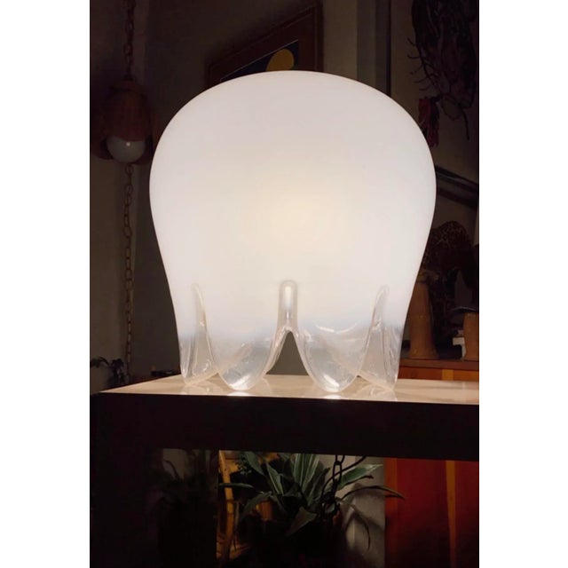 1980s 1980s Mazzega Murano Tulip Chandelier by VeArt For Sale - Image 5 of 6