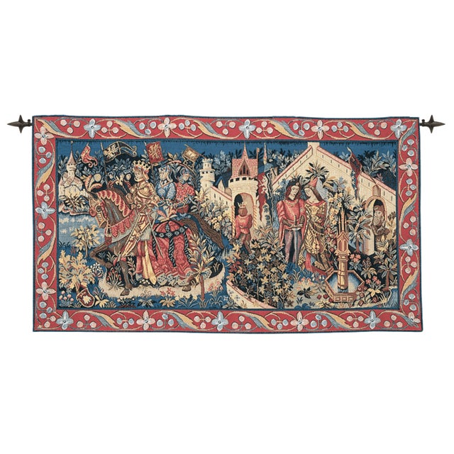 This tapestry is inspired from an original by Wm Morris (1836-1896), the famous British artist and designer, who...