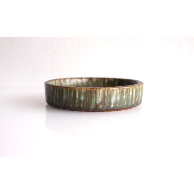 1960s Scandinavian Art Pottery Birka Bowls by Gunnar Nylund for Rörstrand, 1960s, Set of 2 For Sale - Image 5 of 18