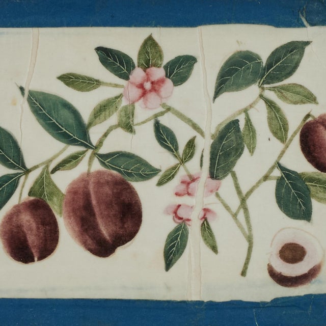 Early 19th Century Set of Nine Antique Chinese Botanical Fruit Paintings on Pith Paper For Sale - Image 5 of 18