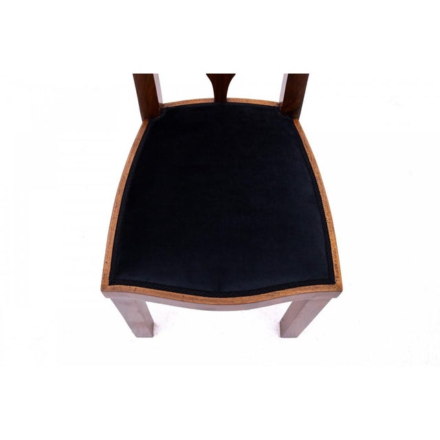 Art Deco Rectangular Table and Chairs, 1930s, Set of 5 For Sale - Image 12 of 18