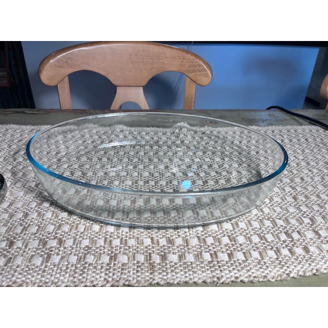 Metal 1960s Swedish Nilsjohan Copper & Pyrex Serving Tray For Sale - Image 7 of 12