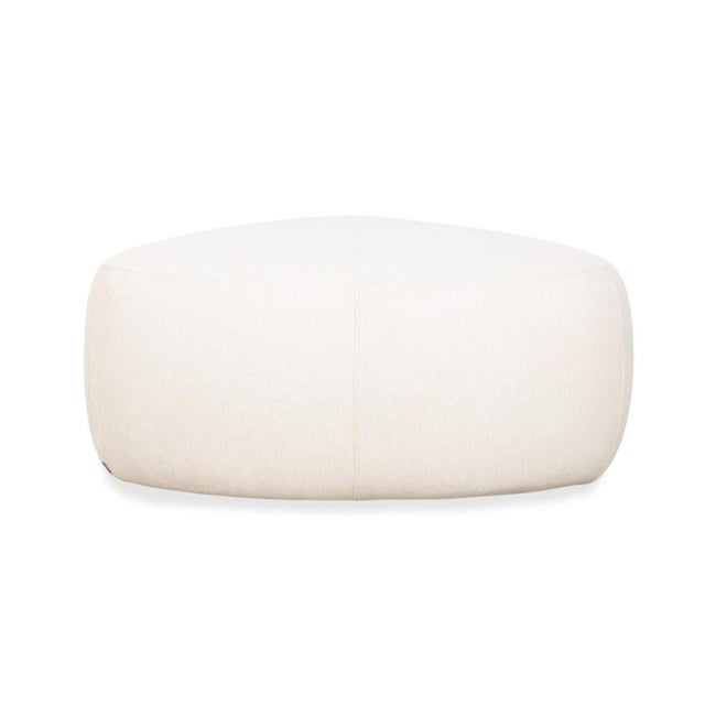 Bermuda Ottoman in Cream Fabric from BoConcept For Sale - Image 4 of 9
