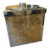 1970s Mid-Century Modern SIlver Plated Square Ice Bucket by Paolo Traversi For Sale
