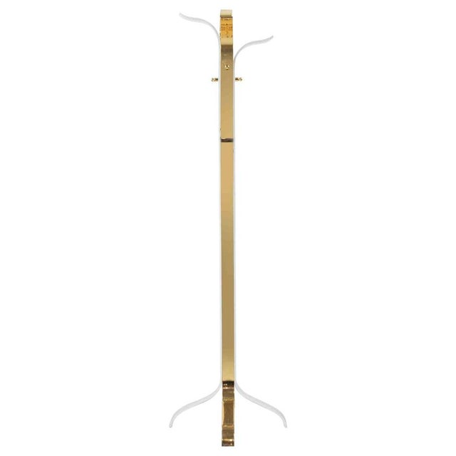 Mid-Century Coat Hanger in Gilt Lacquered Metal, Italy, 1950s For Sale - Image 9 of 9