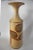 Mid century modern studio art pottery vase. Painted earthenware with glazed finish.