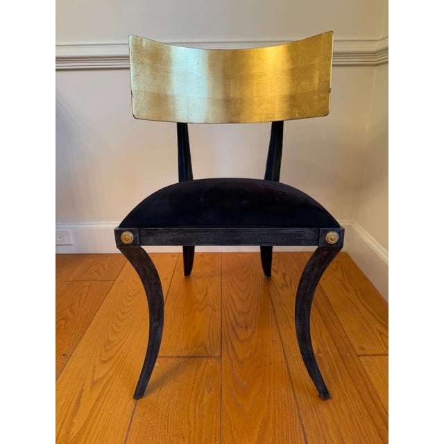 Modern Klismos-Inspired Dining Side Chairs For Sale - Image 3 of 5