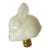 Vintage Alabaster Rabbit Figurine Lamp Finial For Sale