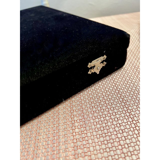 Vintage Silver-Plate Vanity Set With Comb, Brush and Mirror - 3 Piece Set For Sale - Image 4 of 13