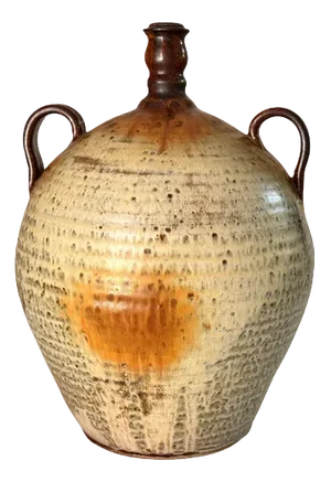 Vintage Mid-Century French Provincial Stoneware Pottery Jug