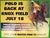 Sz: 17 7/8"H x 23 5/8"W East Aurora, NY Double-sided cardboard On July 18 the Stables at Knox Inc., hosted its second polo...