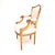 Antique Gilt Wood Salon Chair by S.J Waring, 1880 For Sale - Image 3 of 11