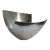 Vintage 1980s Michael Lax " Metaal" Sculptural Aluminum Bowl Model Ml-6107 for Grainware. For Sale