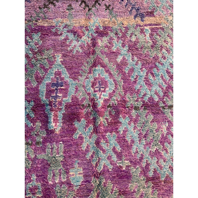 Rare Vintage Moroccan Rug - 6'4" X 16'1" Ft For Sale In Cleveland - Image 6 of 10