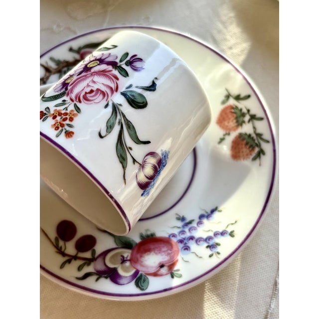 Coffee Cups and Saucers from Mennecy‑Villeroy, Set of 18 For Sale - Image 14 of 18