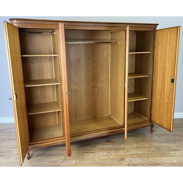 Vintage French Louis XVI Style Wardrobe For Sale - Image 12 of 13