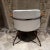 AMBIANIC presents 1950s Fabulous White Swivel Chair style of Viko Baumritter Stamped MODEL19 May 1959 Memphis Tenn 27.5 h...
