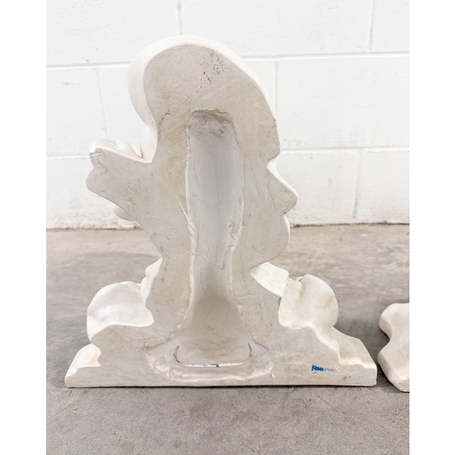 Rococo Neoclassical Acanthus Leaf Cast Stone Garden Wall Brackets Shelves For Sale - Image 14 of 15