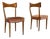 Beech Wood Chairs, 1960s, Set of 2 For Sale