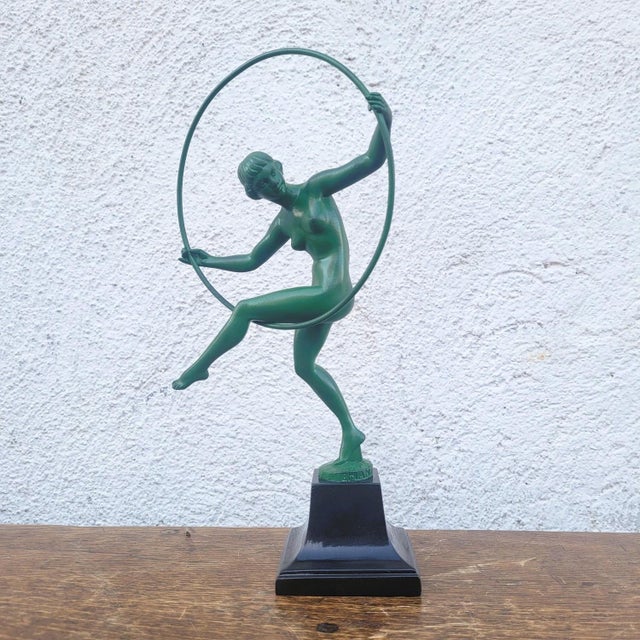 Briand, Hoop Dancer, 1920s, Spelter For Sale - Image 16 of 17