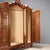 Antique Baroque Style 3-Door Wardrobe in Walnut For Sale - Image 4 of 13