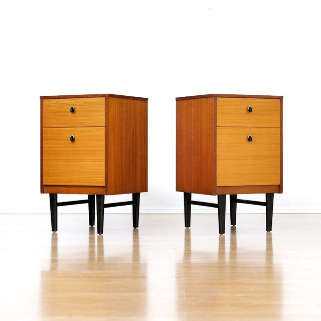 1960s Pair of Mid Century Nightstands For Sale - Image 10 of 10