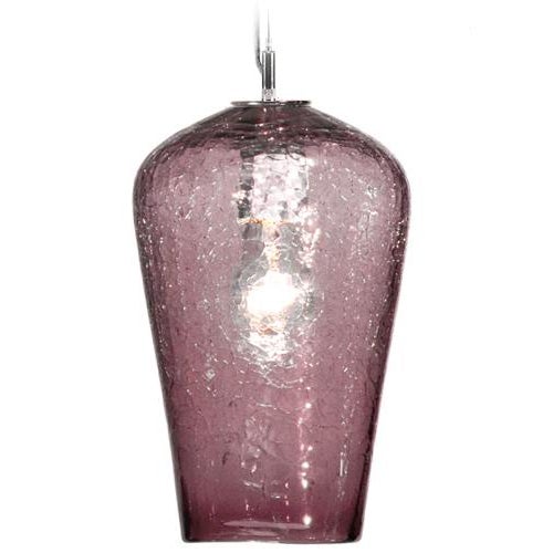Tempo Comet Pendant Light from the Boa Lantern Collection in Amethyst For Sale - Image 4 of 4