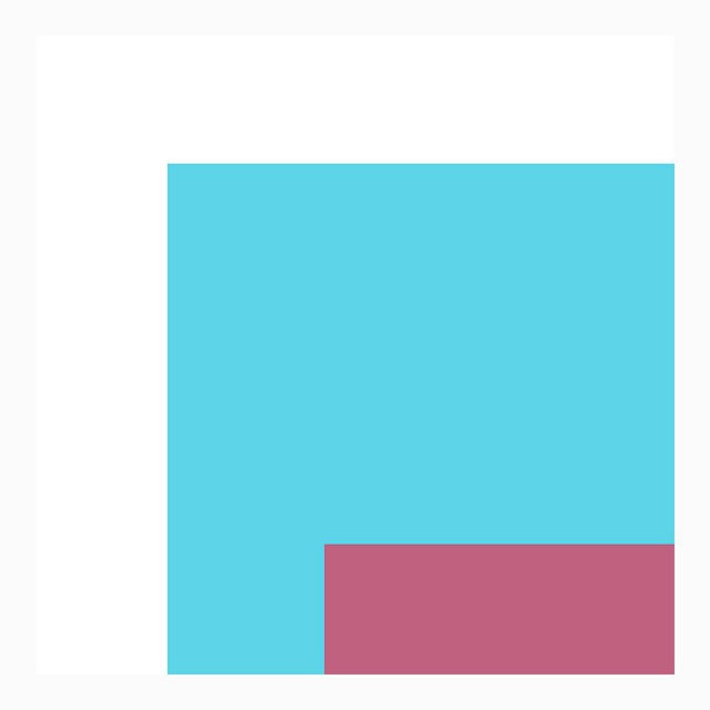 The Interaction of Turquoise and Red Fine Art Print 40" X 50" by Liz Roache For Sale - Image 4 of 6