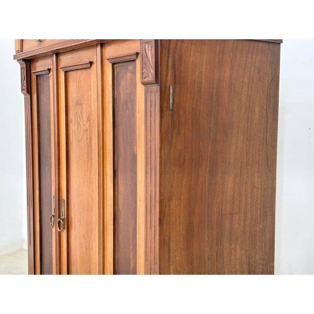 Antique Gründerzeit Cabinet in Wood, 1900 For Sale - Image 11 of 16