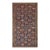 Blue Antique Tribal Geometric 19th Century Turkish Oushak Smyrna Carpet Rug For Sale