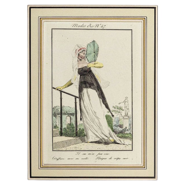 Il Ne M'a Pas Vu - From Modes et Manières du jour à Paris\. Early 19th Century For Sale