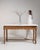 A traditional French butcher’s table reflecting early 20th century kitchen furniture, where durability and hygiene were...
