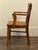 Vintage wooden office arm chair---banker/jury/library use. Mid-century. Solid hardwood--appears to be maple or oak. Has...