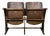Vintage Two-Seater Cinema Bench from Thonet, 1950s For Sale