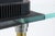 1980s Robert Sonneman for George Kovacs 1980s Post Modern Brass and Glass Desk Lamp For Sale - Image 5 of 8