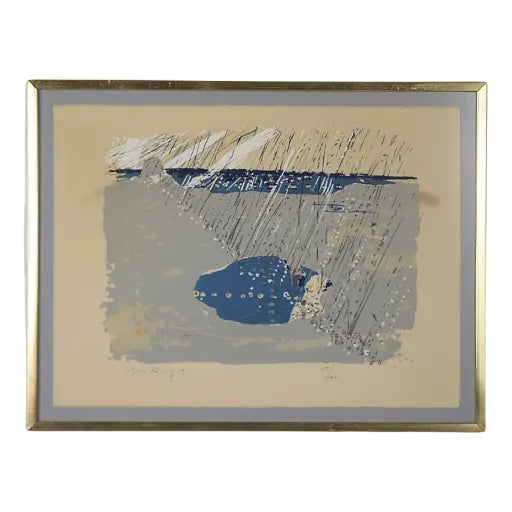 Jörgen Fogelqvist, Composition, Color Lithograph, Framed For Sale