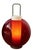 Price reduced $2,000. Now only $1,900! Delightful table lamp in deep red from the furnaces of Barovier & Toso, Murano....